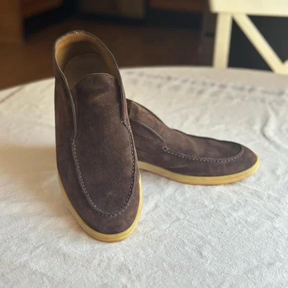 Loro Piana Brown Chukka Boots - Picture 4 of 12